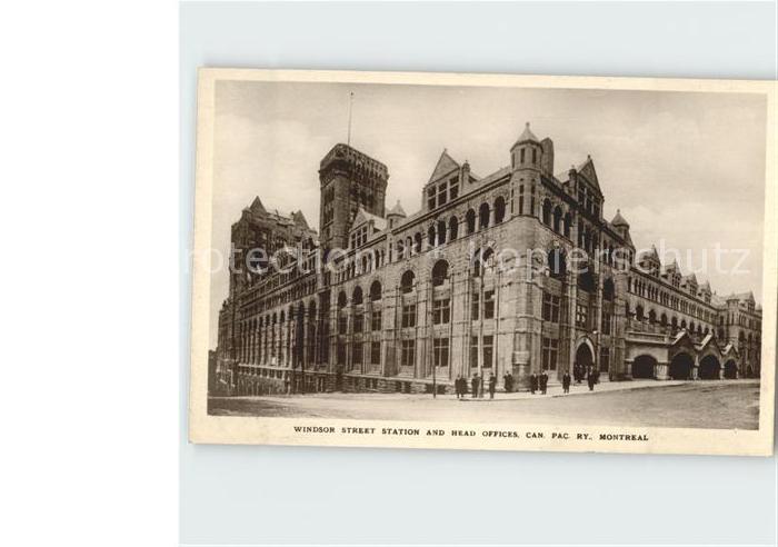 Montreal Quebec Windsor Street Station and Head Offices Can Pac