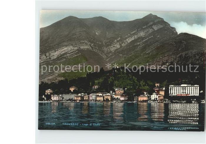 Tremezzo Lago di Como Partie am See