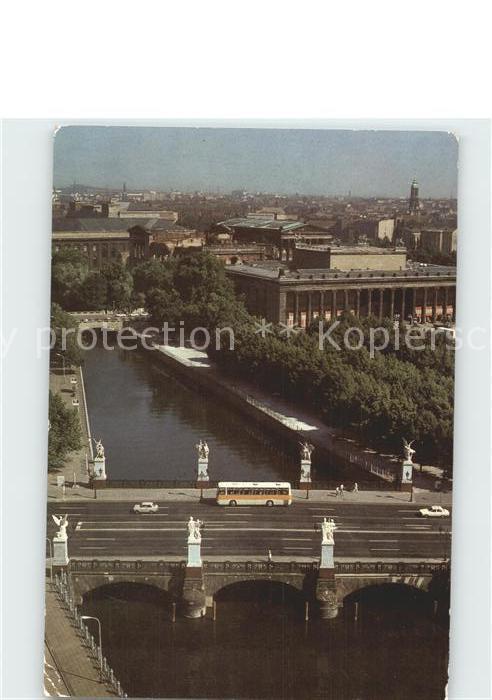 BERLIN  CITY Fliegeraufnahme Marx-Engels-Bruecke