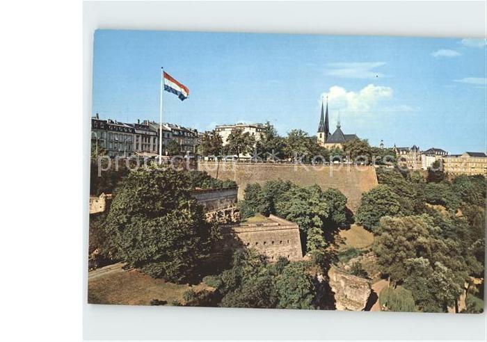 LUXEMBOURG  Luxemburg Kathedrale und Bastion Beck