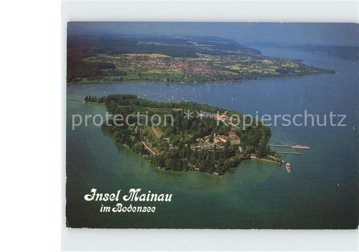 Insel Mainau Fliegeraufnahme