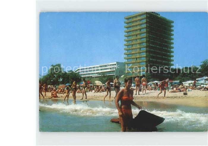 Slatni Pjasazi Hotel Moskwa mit Strandszene