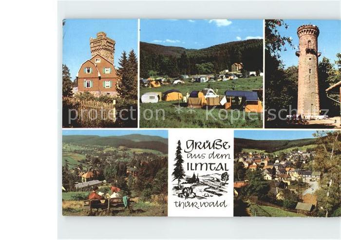 Ilmtal Hohe Warte Campingplatz und Kickelhahn