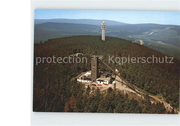 Braunlage Harz Wumbergbaude Sendeturm Fliegeraufnahme