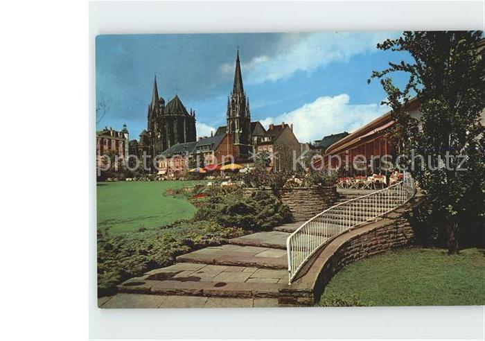 Bad Aachen Elisengarten und Dom