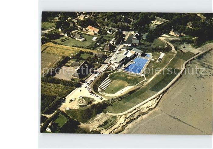 Keitum Sylt Fliegeraufnahme Meerwasserschwimmbad