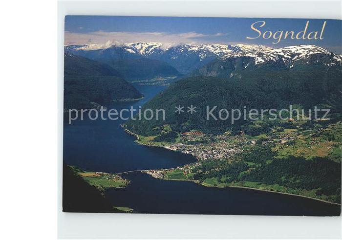 Sogndal Fliegeraufnahme