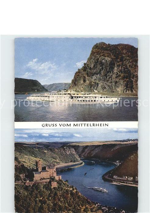 Loreley Lorelei und Burg Katz