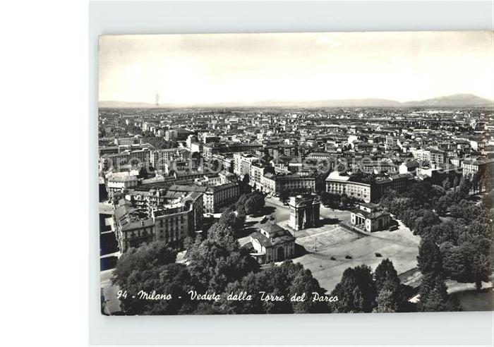 Milano veduta dalla Torre del Parco