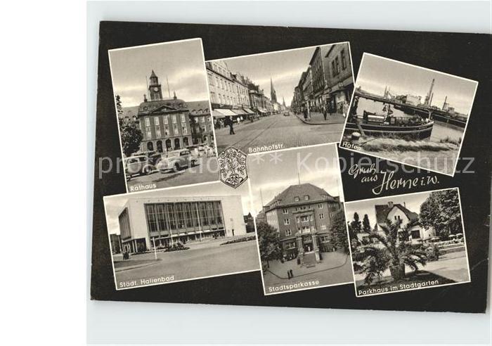 Herne Westfalen Rathaus Bahnhofstrasse Hafen