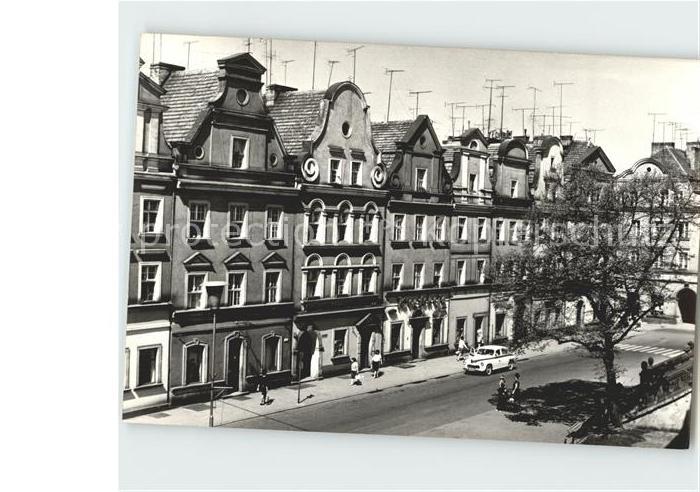 Boleslawiec Bunzlau Alte Haeuserreihe