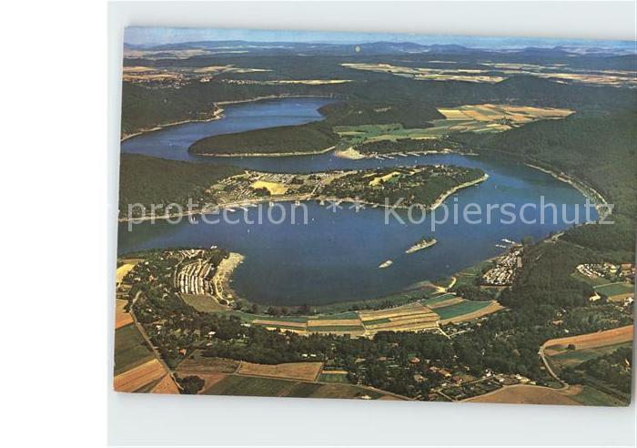 Edertal Fliegeraufnahme Talsperre