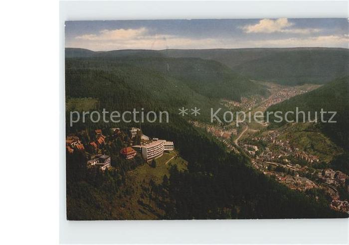 Wildbad Schwarzwald Fliegeraufnahme