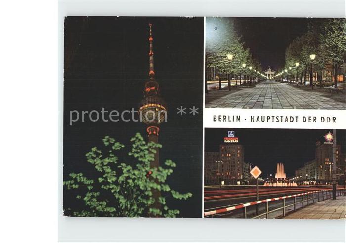 BERLIN  CITY mit Fersnehturm Unter den Linden