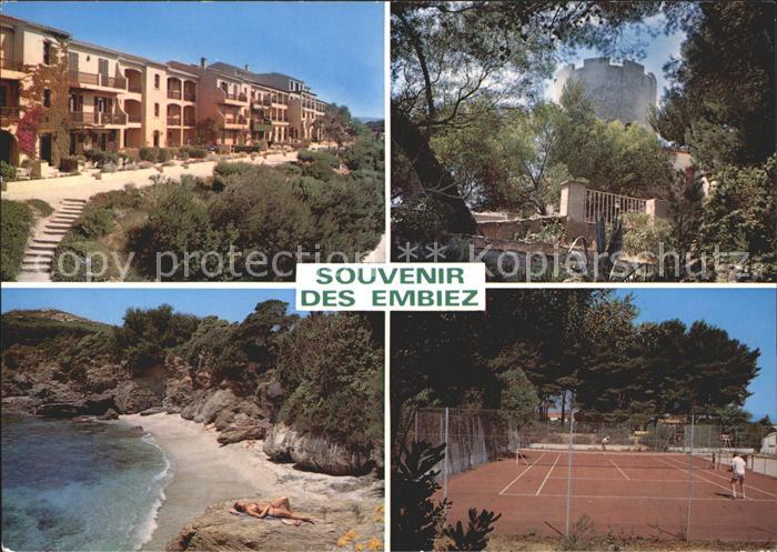 Six-Fours-les-Plages Ile des Embiez Tennis Strand