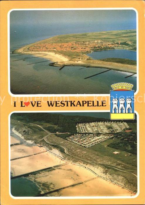 Westkapelle Netherlands Strand Fliegeraufnahme