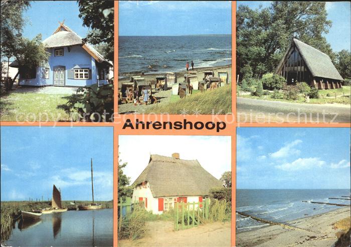 Ahrenshoop Ostseebad Kunstkaten Strand Kirche