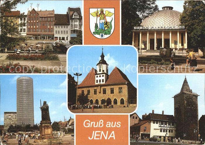 Jena Platz der Kosmonauten Historisches Rathaus Johannisturm
