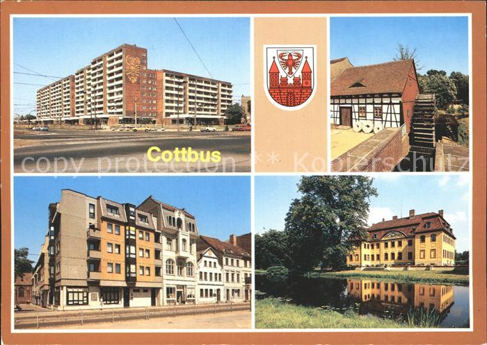 Cottbus Stadtring Spreewehrmuehle Schloss Branitz