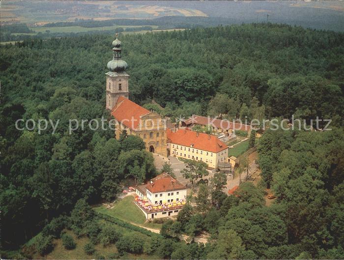 Amberg Oberpfalz Fliegeraufnahme Wallfahrtskirche Mariahilfberg mit Kloster