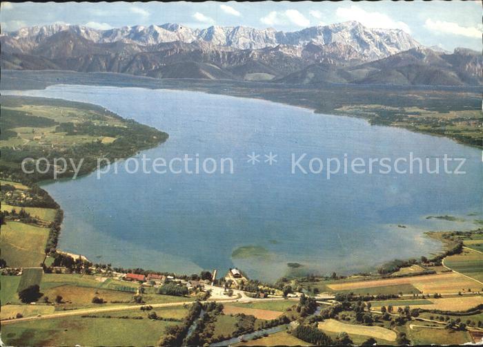 Ammersee Blick auf den Karwendel und Wetterstein