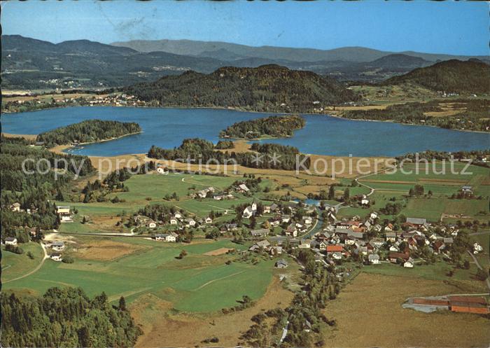Faakersee Fliegeraufnahme Panorama
