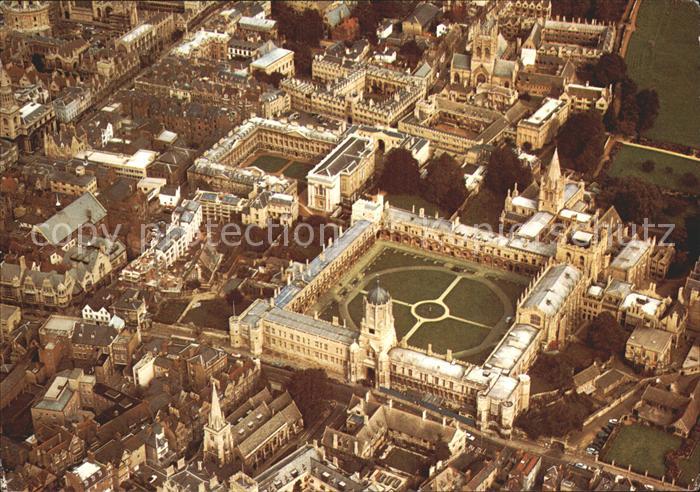 Oxford Oxfordshire Christ Church Fliegeraufnahme