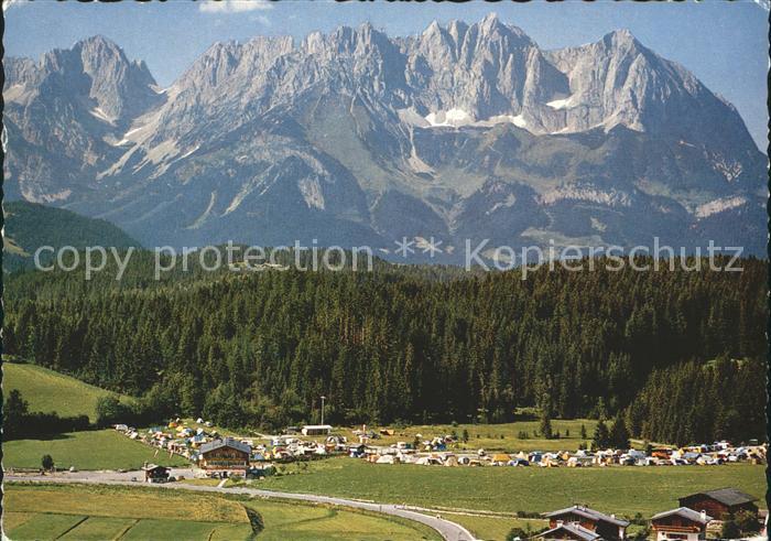 Kitzbuehel Tirol Campingplatz Schwarzsee
