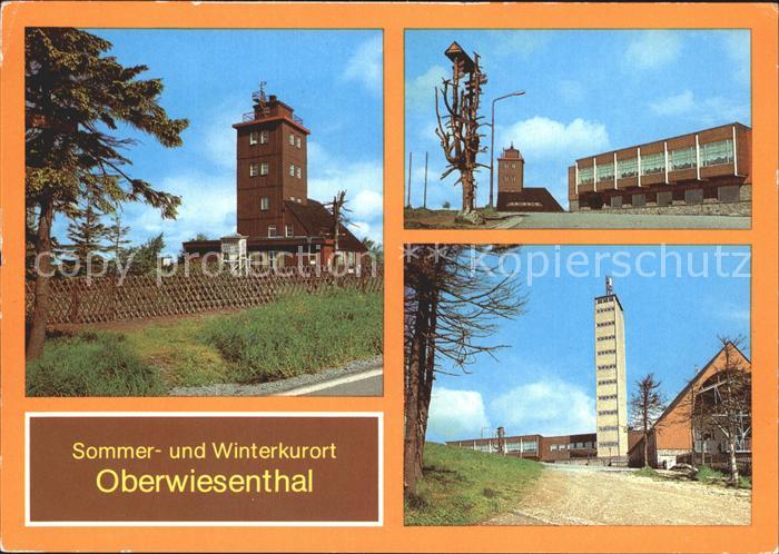 Oberwiesenthal Erzgebirge Wetterwarte Fichtelberg Aussichtsturm