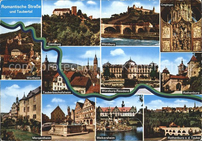 WueRZBURG Bayern Rothenburg Weikersheim Mergentheim