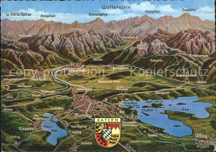 Murnau Staffelsee Wappen Wetterstein Uffing