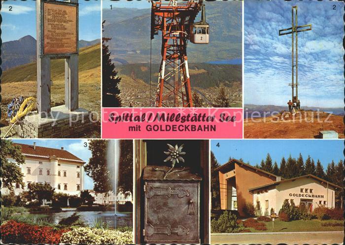 Spittal Drau Goldeckbahn Millstaetter See Schloss Porcia