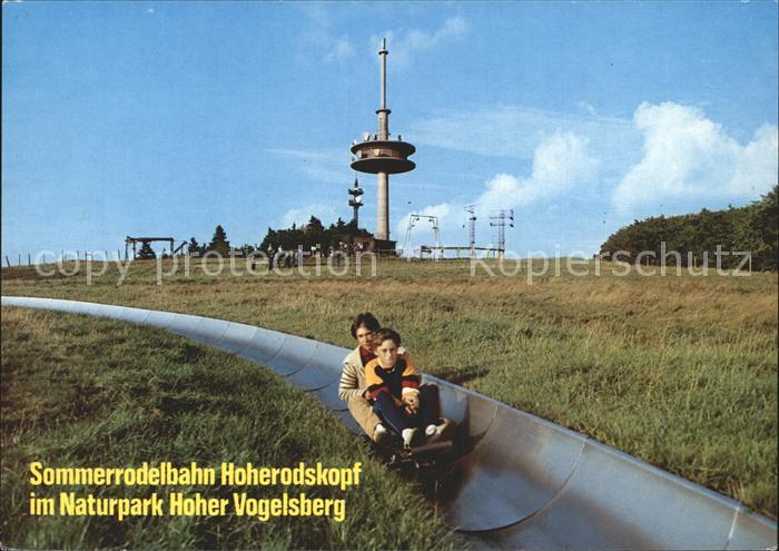 Vogelsberg Hessen Sommerrodelbahn Hoherodskopf