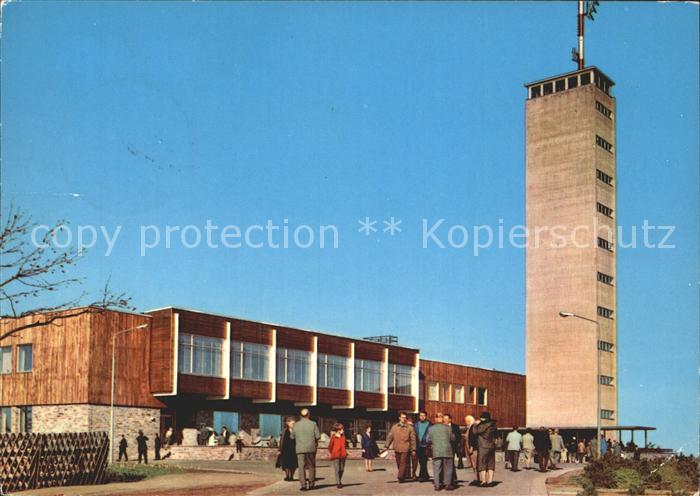 Oberwiesenthal Erzgebirge HO- Gaststaette Fichtelberghaus Aussichtsturm