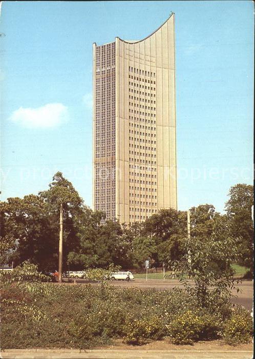 LEIPZIG Sachsen Hochhaus Karl- Marx- Universitaet