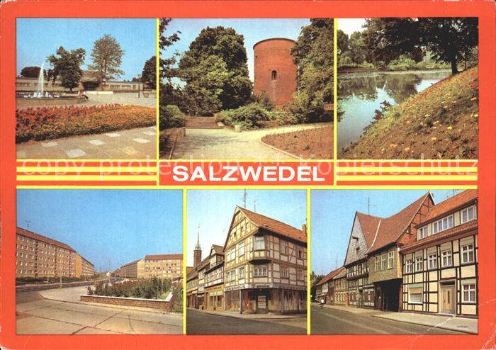 Salzwedel Klubhaus der Erdgasarbeiter Burggarten Strasse der Jugend