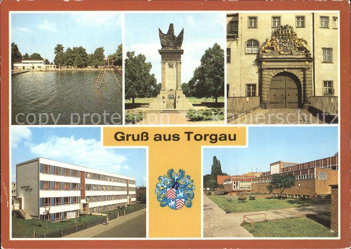 Torgau Strandbad Denkmal der Begegnung Volksschwimmhalle