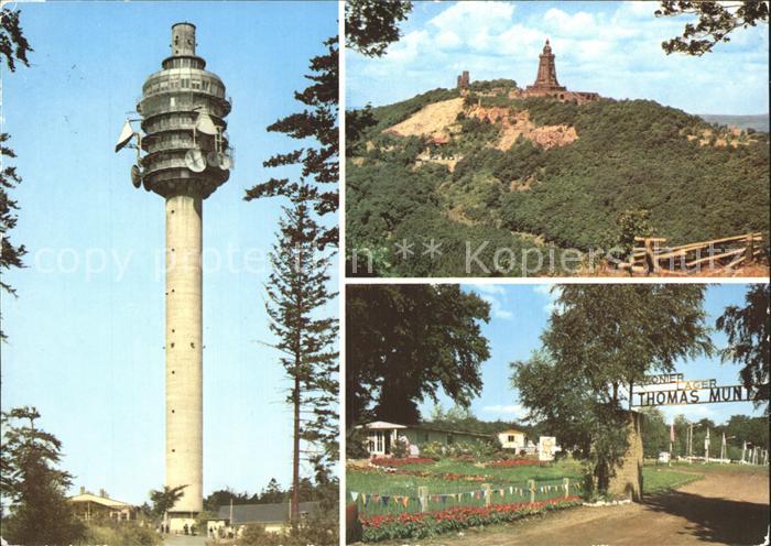 Kulpenberg Fernsehturm Kyffhaeuser- Denkmal Pionierlager Rathsfeld