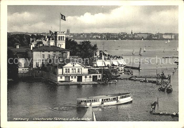 HAMBURG  CITY Uhlenhorster Faehrhaus Aussenalsfer