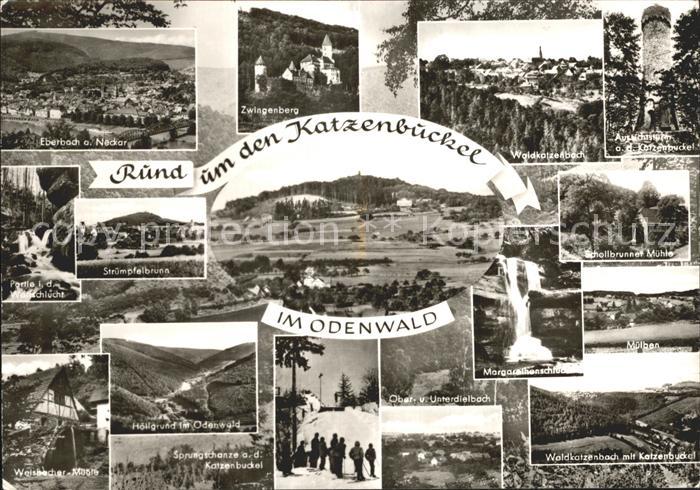 Eberbach Neckar Zwingenberg Waldkatzenbach Aussichtsturm Schollbrunner Muehle