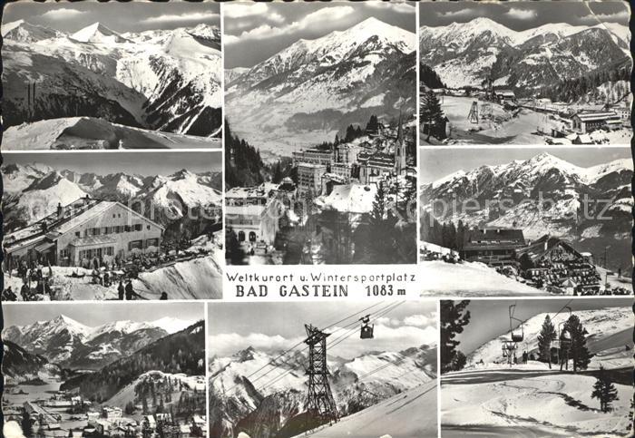 Bad Gastein Luftseilbahn Sesselbahn Bergstation