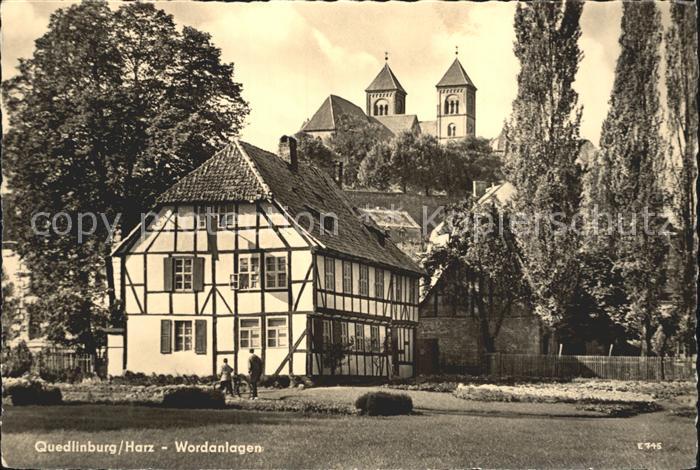 Quedlinburg Harz Wordanlagen