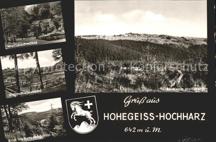 Hohegeiss Harz Kunzenbachtal Waldschwimmbad Wolfsbachmuehle