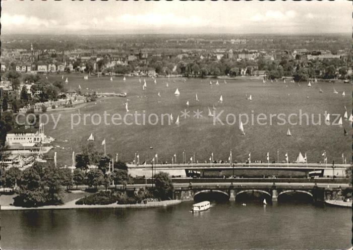 HAMBURG  CITY Lombardsbruecken Aussenalster