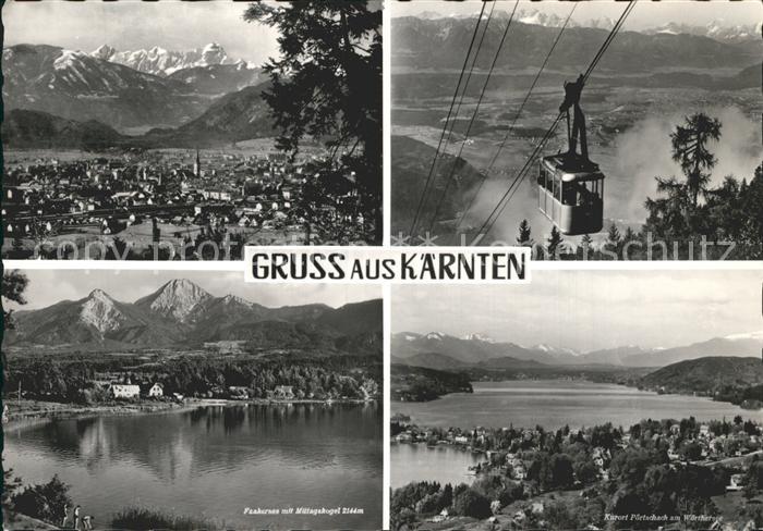 Faakersee Poertschach Luftseilbahn