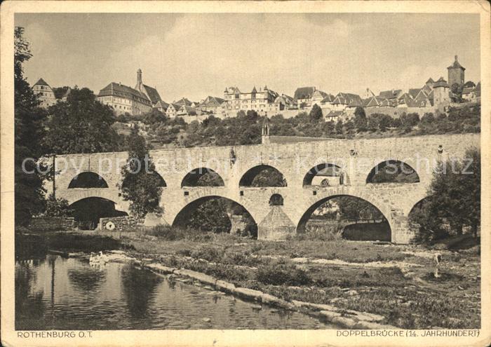 Rothenburg Tauber Doppelbruecke