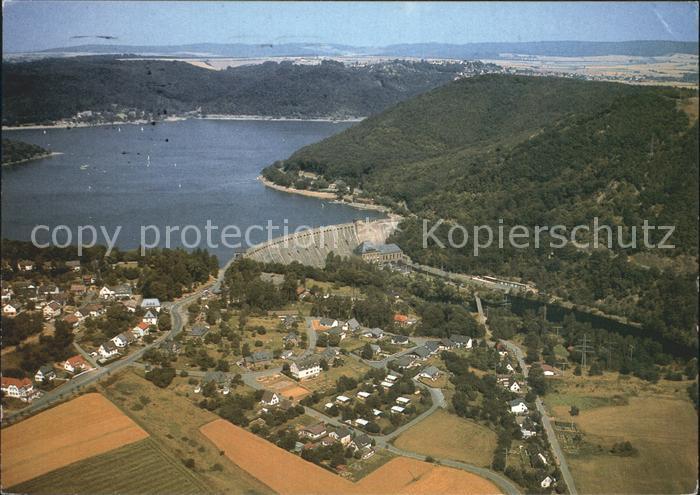 Edertal Fliegeraufnahme Edertalsperre