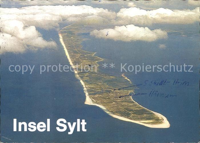 SYLT Insel Schleswig-Holstein Fliegeraufnahme