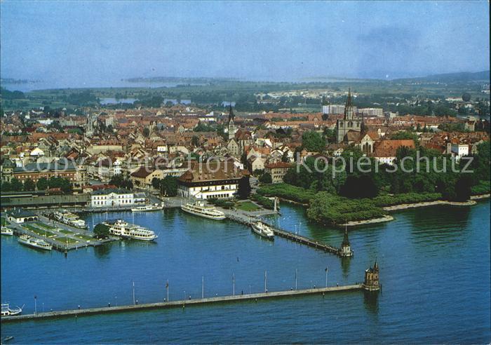 Konstanz Bodensee Fliegeraufnahme