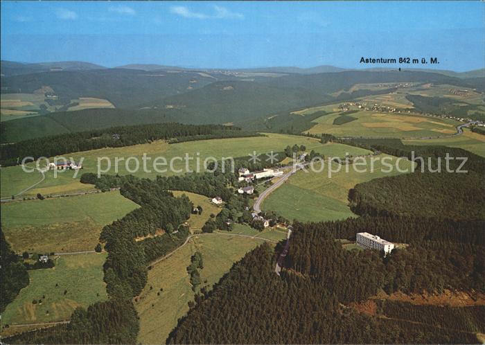 Hoheleye Gasthof Pension Graberhof Fliegeraufnahme Astenturm